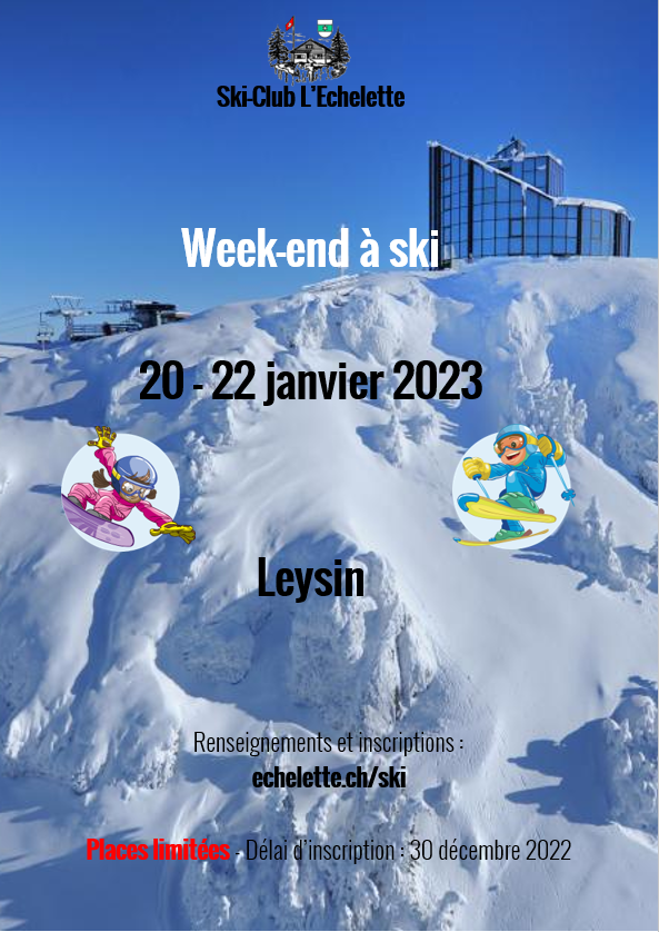 Week-end à ski 2023